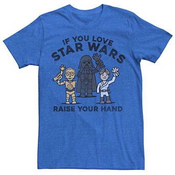 Men's Star Wars Raise Your Hands Doodle Sketch Tee