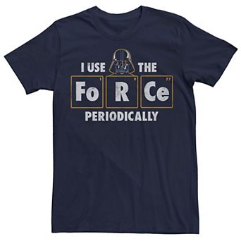 Men's Star Wars Vader Use Force Periodically Tee