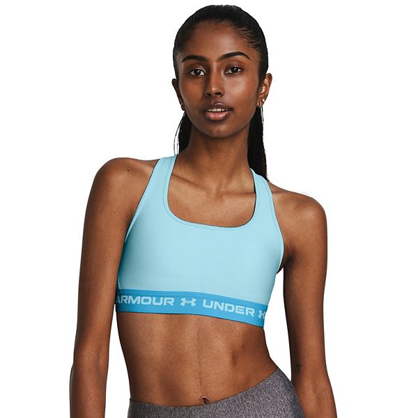 Under Armour Crossback 2.0 Medium-Impact Sports Bra - Blue (X SMALL)