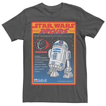 Men's Star Wars Droids R2-D2 Advertisement Poster Tee