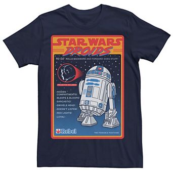 Men's Star Wars Droids R2-D2 Advertisement Poster Tee