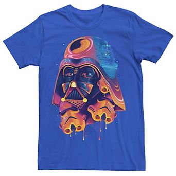 Men's Star Wars Colorful Melted Vader Collage Tee