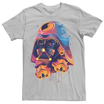 Men's Star Wars Colorful Melted Vader Collage Tee