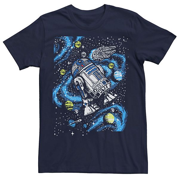 Men's Star Wars R2-D2 Space Portrait Tee