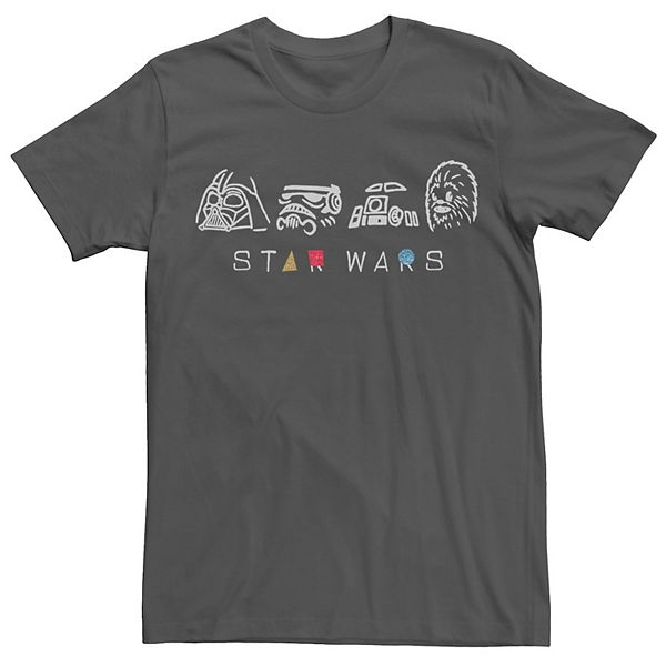 Men's Star Wars Geometric Group Shot Tee