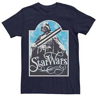 Men's Star Wars Retro Vader Poster Tee