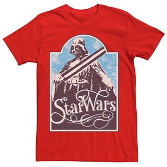 Men's Star Wars Retro Vader Poster Tee