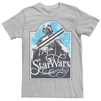 Men's Star Wars Retro Vader Poster Tee