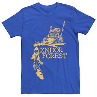 Men's Star Wars Ewok Endor Forest Tee