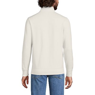 Men's Lands' End Bedford Regular-Fit Ribbed Quarter-Zip Pullover 