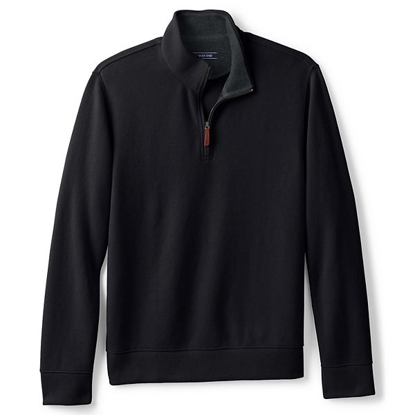 Men's Lands' End Bedford Regular-Fit Ribbed Quarter-Zip Pullover Sweater