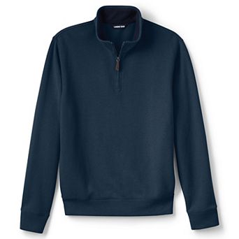 Men's Lands' End Bedford Regular-Fit Ribbed Quarter-Zip Pullover Sweater