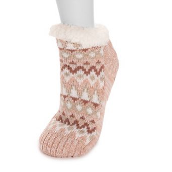Women's MUK LUKS Short Slipper Socks