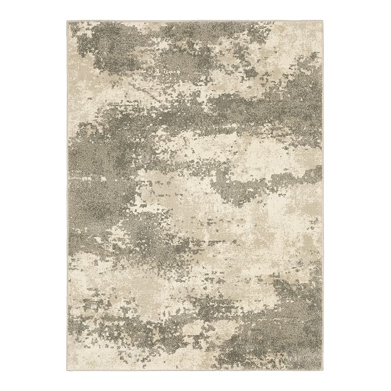 StyleHaven Caldwell Painted Galaxy Area Rug, Beig/Green, 8X10 Ft