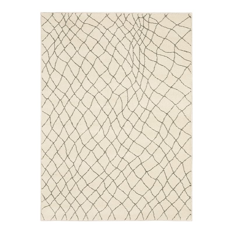 StyleHaven Caldwell Geo Desert Area Rug, White, 8X10 Ft