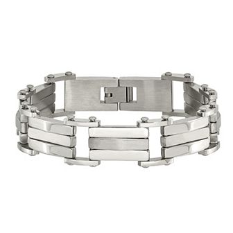 Men's Stainless Steel Link Bracelet
