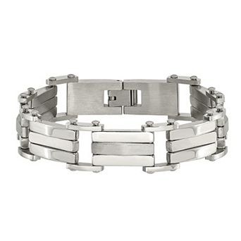 Men's Stainless Steel Link Bracelet