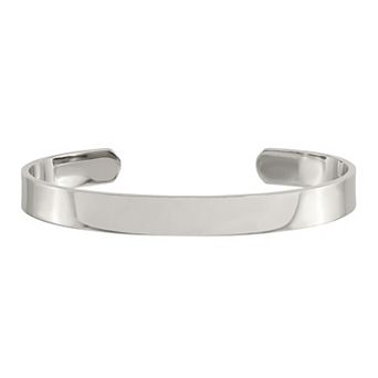 Men's Stainless Steel Polished Cuff Bracelet