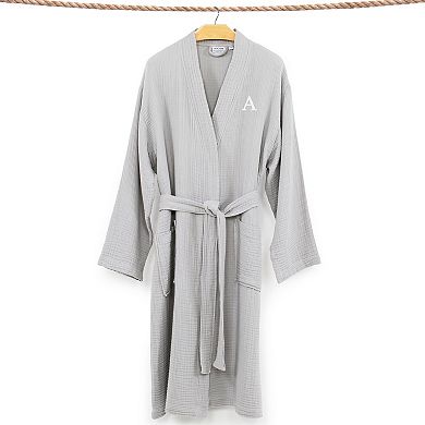 Linum Home Textiles Turkish Cotton Smyrna Personalized Luxury Robe