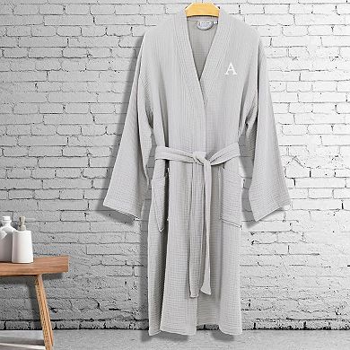 Linum Home Textiles Turkish Cotton Smyrna Personalized Luxury Robe