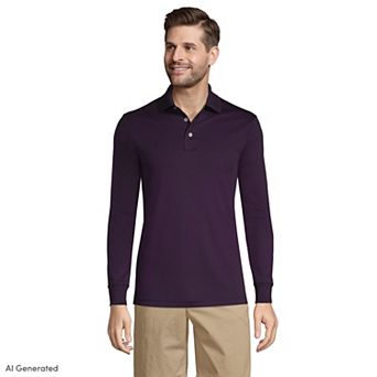 Men's Lands' End Soft Supima Polo