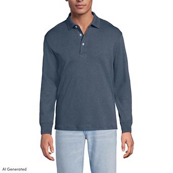 Men's Lands' End Soft Supima Polo