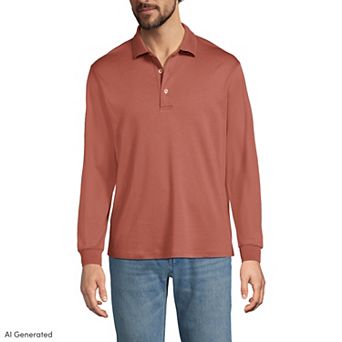 Men's Lands' End Soft Supima Polo