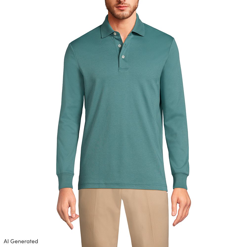 Men's Lands' End Soft Supima Polo