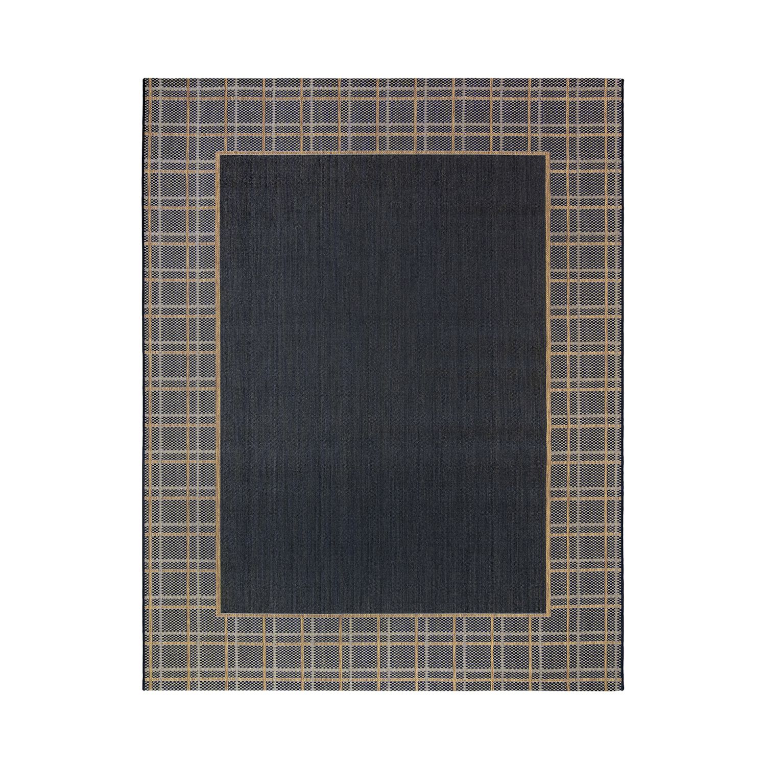 Image for Laura Ashley Logan Indoor Outdoor Chestnut Black Area Rug at Kohl's.