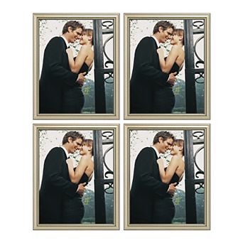 Malden Silver Finish Frame 4 pc Set