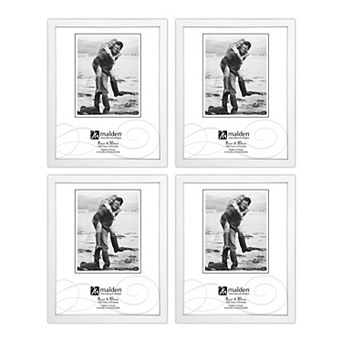 Malden White Frame 4 pc Set