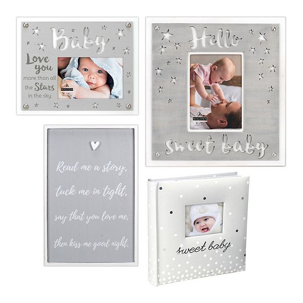 Malden Baby Frame & Wall Decor 4piece Set