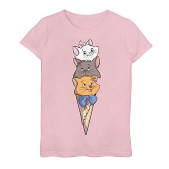 Disney's The Aristocats Girls 7-16 Kitten Ice Cream Graphic Tee