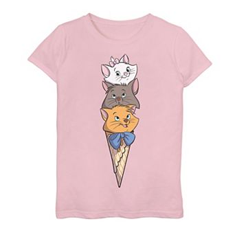 Disney's The Aristocats Girls 7-16 Kitten Ice Cream Graphic Tee