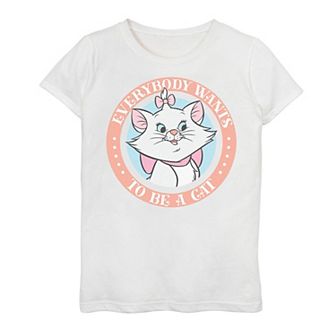 Disney's The Aristocats Girls 7-16 Marie Everybody Wants To Be A Cat Graphic Tee