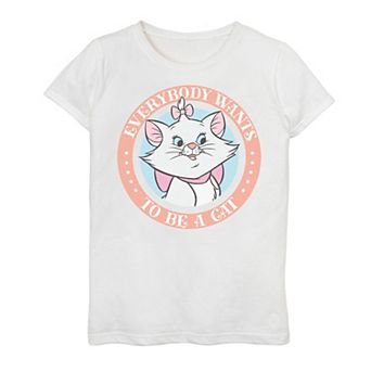 Disney's The Aristocats Girls 7-16 Marie Everybody Wants To Be A Cat Graphic Tee