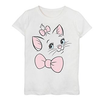Disney's The Aristocats Girls 7-16 Marie Cute Kitten Face Up Close Graphic Tee