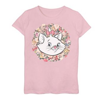 Disney's The Aristocats Girls 7-16 Marie Floral Portrait Graphic Tee