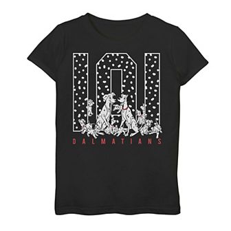 Disney's 101 Dalmatians Girls 7-16 Spotted Family Portrait Graphic Tee