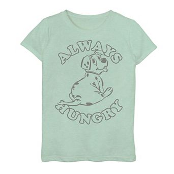 Disney's 101 Dalmatians Girls 7-16 Rolly Puppy Always Hungry Graphic Tee
