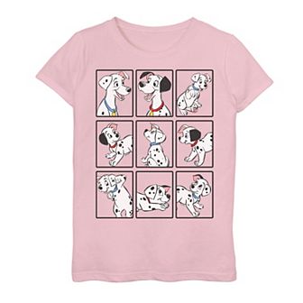 Disney's 101 Dalmatians Girls 7-16 Family Photo Box Up Graphic Tee