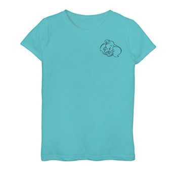 Disney's Dumbo Girls 7-16 Emea Only Dumbo Line Graphic Tee