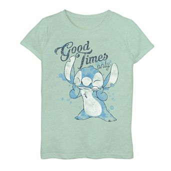 Disney's Lilo & Stitch Girls 7-16 Good Times Only Splatter Portrait Graphic Tee