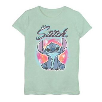 Disney's Lilo & Stitch Girls 7-16 Airbrushed Stitch Graphic Tee