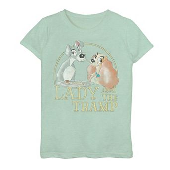 Disney's Lady & The Tramp Girls 7-16 Spaghetti Graphic Tee
