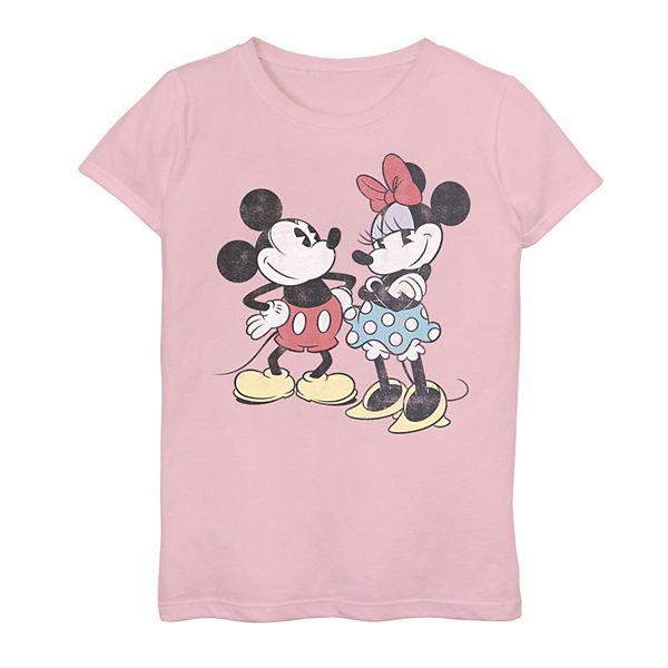 Disney's Mickey Mouse Girls 7-16 And Minnie Retro Friends Graphic Tee