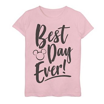 Disney's Mickey Mouse Best Day Ever Girls 7-16 Graphic Tee