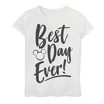 Disney's Mickey Mouse Best Day Ever Girls 7-16 Graphic Tee
