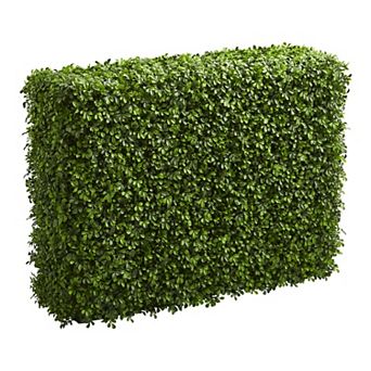nearly natural Artificial Boxwood Indoor / Outdoor Hedge