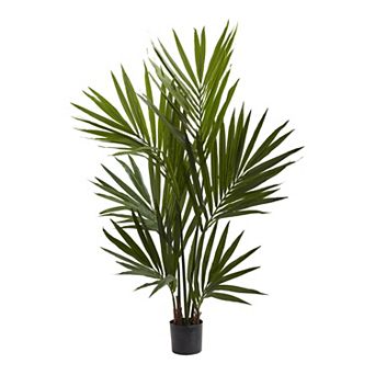 nearly natural Artificial 4-ft. Kentia Palm Tree